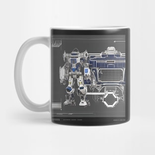 Mech Tech Series #3 - AI Generated Concept Character - Mug